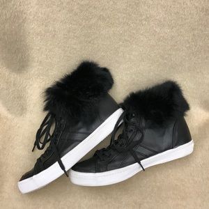 Rebecca Minkoff SASHA Leather Fashion Sneaker 7M